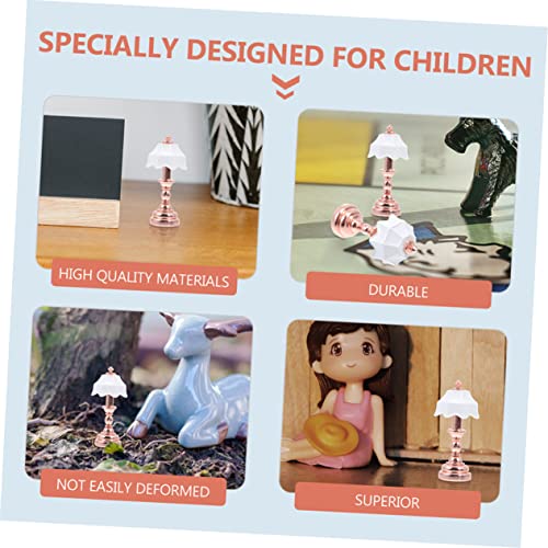 Beaupretty 2 Stück Maßstab Stilvolle Mini Haus Beleuchtung für Puppenhaus Zubehör Warmes Licht für DIY Miniatur Szenen von Beaupretty