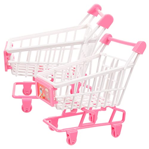 Beaupretty 2 Stück Mini Einkaufswagen für Kleinkinder Rosa Rollenspiel Supermarkt Zubehör für Ab Jahren Kreativität und Hand Augen Koordination Beaupretty 2 Stück Mini Einkaufswagen für Kleinkinder Rosa Rollenspiel Supermarkt Zubehör für Ab Jahren Kreativität und Hand Augen Koordination von Beaupretty