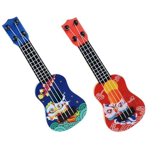 Beaupretty 2 Stück Mini Gitarre Simulierte Ukulele für Anfänger Kindgerechtes Design in Rot und Blau Sicherer für Musikalische Früherziehung und Spielerisches Lernen Beaupretty 2 Stück Mini Gitarre Simulierte Ukulele für Anfänger Kindgerechtes Design in Rot und Blau Sicherer für Musikalische Früherziehung und Spielerisches Lernen von Beaupretty