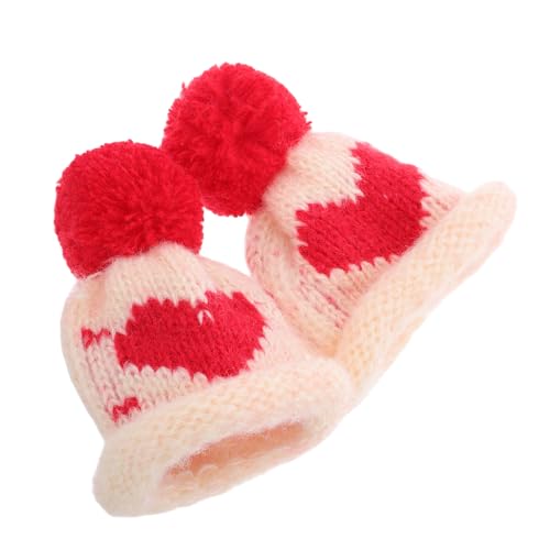 Beaupretty 2 Stück Mini Strickmützen Weihnachtsmützen für DIY Deko für Weinflaschen Puppen und Kleine Bären Vielseitige Bastelaccessoires für Festliche Anlässe und Heimdekoration Beaupretty 2 Stück Mini Strickmützen Weihnachtsmützen für DIY Deko für Weinflaschen Puppen und Kleine Bären Vielseitige Bastelaccessoires für Festliche Anlässe und Heimdekoration von Beaupretty