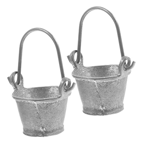 Beaupretty 2 Stück Miniatur Eimer Teiliges Mini Alloy Bucket für Puppenhaus und Mikro Landschaftsdekoration Zubehör für Kreative Projekte Beaupretty 2 Stück Miniatur Eimer Teiliges Mini Alloy Bucket für Puppenhaus und Mikro Landschaftsdekoration Zubehör für Kreative Projekte von Beaupretty