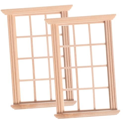 Beaupretty 2 Stück Miniatur Puppenhaus Fensterrahmen aus Birkenholz Teiliges Realistische Möbelzubehör für Puppenhaus Dekoration Stabile Verarbeitung Vielseitig für Spiel und Modellbau Beaupretty 2 Stück Miniatur Puppenhaus Fensterrahmen aus Birkenholz Teiliges Realistische Möbelzubehör für Puppenhaus Dekoration Stabile Verarbeitung Vielseitig für Spiel und Modellbau von Beaupretty