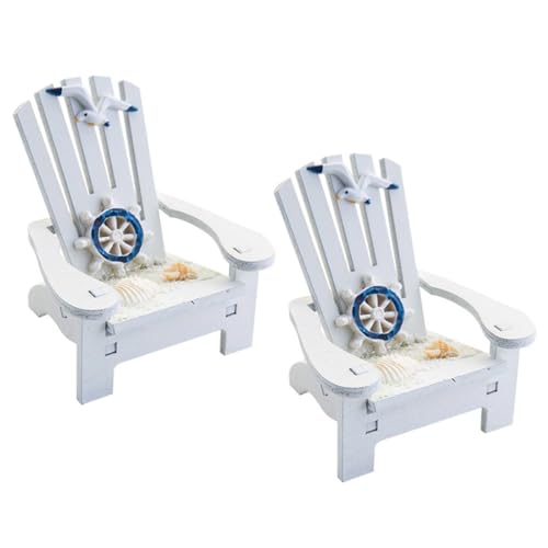 Beaupretty 2 Stück Miniatur Strandliegestuhl Deko aus Holz Teiliges Mediterranes Design für Puppenhaus und Garten für Miniaturgärten und Wohnkultur Beaupretty 2 Stück Miniatur Strandliegestuhl Deko aus Holz Teiliges Mediterranes Design für Puppenhaus und Garten für Miniaturgärten und Wohnkultur von Beaupretty