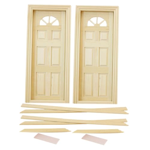 Beaupretty 2 Stück Miniatur Unbemalte Holztüren Puppenhaus DIY Zubehör Interaktive Holztür für Wohnzimmer Schlafzimmer Bastelset für Lernspielzeug Beaupretty 2 Stück Miniatur Unbemalte Holztüren Puppenhaus DIY Zubehör Interaktive Holztür für Wohnzimmer Schlafzimmer Bastelset für Lernspielzeug von Beaupretty