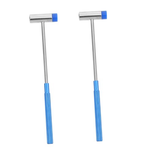 Beaupretty 2 Stück Bausteinhammer für Kinder Doppelendhammer Spielzeug Montagewerkzeuge für Bausteine Hämmern und Spielen Fördert Hand Auge Koordination von Beaupretty