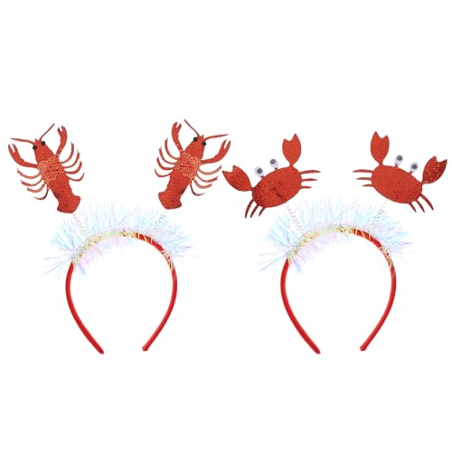Beaupretty 2 Stück Ornamente Stirnband Bopper Hoop Party Haarband Zubehör Dekore Stirnbänder Kreative Krebse Cosplay Glitzer Tier Leistung Neuheit Kostüm Up Style Requisiten Beaupretty 2 Stück Ornamente Stirnband Bopper Hoop Party Haarband Zubehör Dekore Stirnbänder Kreative Krebse Cosplay Glitzer Tier Leistung Neuheit Kostüm Up Style Requisiten von Beaupretty