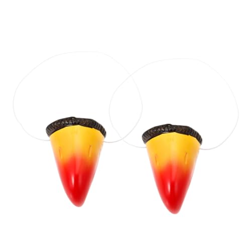 Beaupretty 2 Stück Papagei Schnabel Nase Cosplay Requisiten Realistische Tier Nase für Halloween Kostümpartys und Bühnenauftritte Leicht Komfortabel Sicheren Materialien von Beaupretty