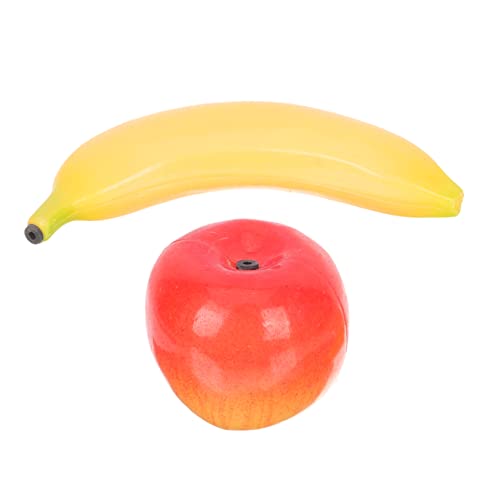 Beaupretty 2 Stück Plastik Früchte Maracas Percussion Instrumente Musikalisches Simulationsspielzeug für Früherziehung und Interaktive Spiele von Beaupretty