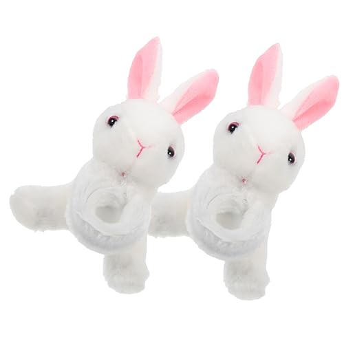 Beaupretty 2 Stück Plüsch Slap Armband Kuscheliges Tiermotiv Handgelenkband Weich Komfortabel Kindergeburtstag Partydeko von Beaupretty