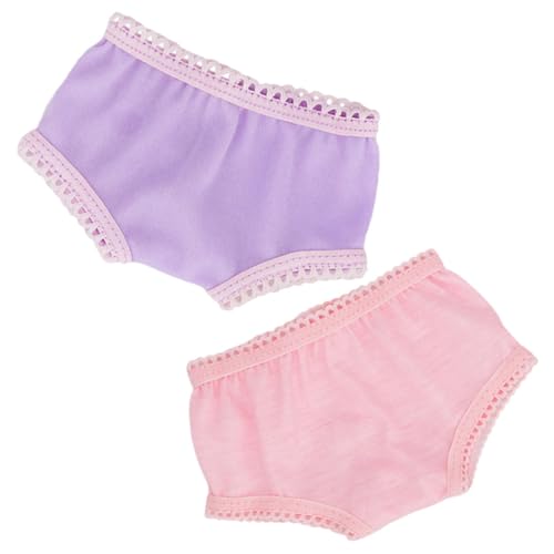 Beaupretty 2 Stück Puppenunterwäsche für Kleine Puppen Weiche Wiederverwendbare Puppenhöschen für Rollenspiele und Kreatives für Amerikanische Mädchenpuppen Beaupretty 2 Stück Puppenunterwäsche für Kleine Puppen Weiche Wiederverwendbare Puppenhöschen für Rollenspiele und Kreatives für Amerikanische Mädchenpuppen von Beaupretty