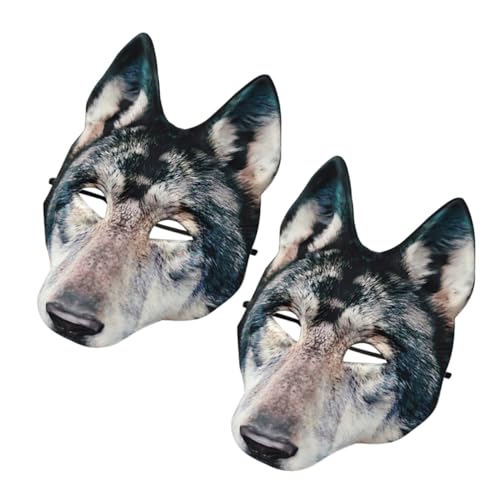 Beaupretty 2 Stück Realistische Eva Tiermaske für Halloween Karneval und Kostümpartys Unisex Leicht und für Rollenspiele und Feierlichkeiten Beaupretty 2 Stück Realistische Eva Tiermaske für Halloween Karneval und Kostümpartys Unisex Leicht und für Rollenspiele und Feierlichkeiten von Beaupretty