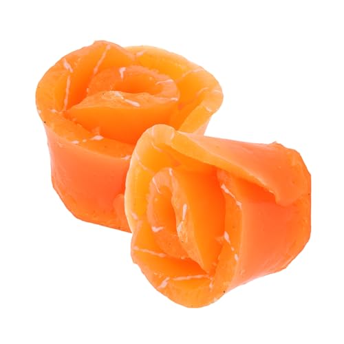 Beaupretty 2 Stück Realistische Künstliche Lachsmodelle Täuschend Echte Lachsfilets aus Dekorative Nachbildung für Japanische Sushi Restaurant-schaufenster Food-Display-attrappen von Beaupretty