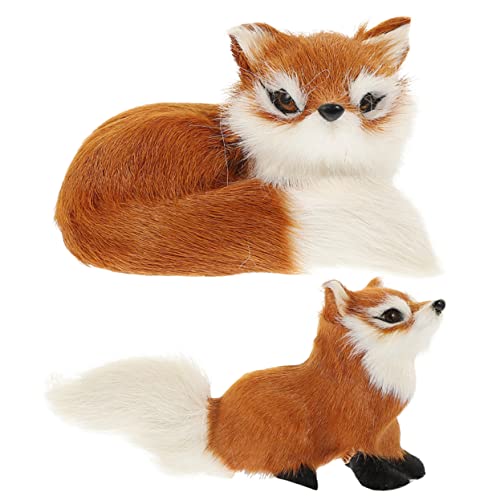 Beaupretty 2 Stück Realistische Niedliche Fuchsfigur Plüschige Tiermodelle Lebensechte Simulation Vielseitige Deko für Zuhause Auto und Party Kindgerechtes Dekoratives Beaupretty 2 Stück Realistische Niedliche Fuchsfigur Plüschige Tiermodelle Lebensechte Simulation Vielseitige Deko für Zuhause Auto und Party Kindgerechtes Dekoratives von Beaupretty