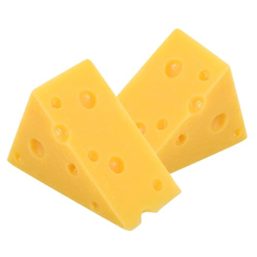 Beaupretty 2 Stück Realistisches Teiliges Dreieck Käsemodell Dekoattrappe für Bäckerei Schaufenster Täuschend Echte Simulation als Fotorequisite Party und Küchendekoration Beaupretty 2 Stück Realistisches Teiliges Dreieck Käsemodell Dekoattrappe für Bäckerei Schaufenster Täuschend Echte Simulation als Fotorequisite Party und Küchendekoration von Beaupretty