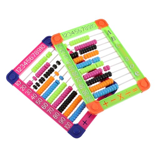 Beaupretty 2 Stück Rechenrahmen aus Lernspielzeug für Mathe und Zählen Geeignet für Jungen und Mädchen Fördert Mathematische Grundkenntnisse und Zählfähigkeiten Zufällige Zufällige Farbe von Beaupretty