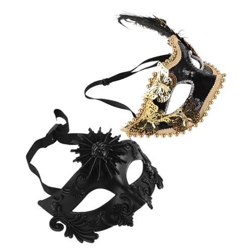 Beaupretty 2 Stück Retro Roman Maske Prom Maskerade -masken Ball -maskerade -masken Masken Für Erwachsene Cosplay Partymasken Für Frauen Partyversorgungsmasken Kostüm Maske Plastik Schwarz Beaupretty 2 Stück Retro Roman Maske Prom Maskerade -masken Ball -maskerade -masken Masken Für Erwachsene Cosplay Partymasken Für Frauen Partyversorgungsmasken Kostüm Maske Plastik Schwarz von Beaupretty