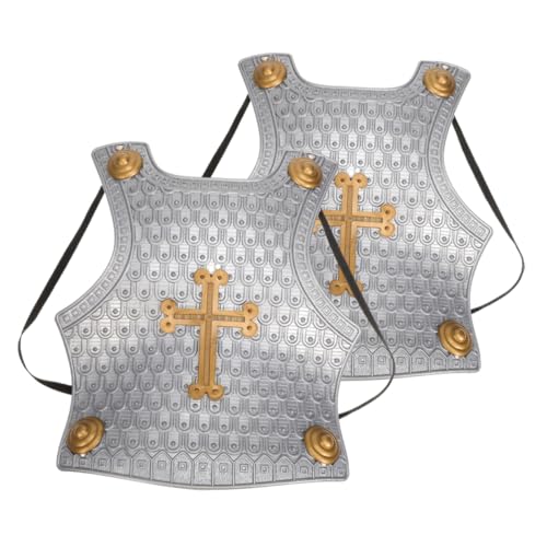 Beaupretty 2 Stück Römische Tragbares Retro Ritterkostüm für Cosplay Halloween und Rollenspiele für Jungen mit Realistischen Kreuzpanzern und Zubehör Beaupretty 2 Stück Römische Tragbares Retro Ritterkostüm für Cosplay Halloween und Rollenspiele für Jungen mit Realistischen Kreuzpanzern und Zubehör von Beaupretty