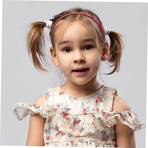 Beaupretty 2 Stück Rotes Pailletten Herz Haarband für Mädchen Glänzendes Stirnband mit Liebesmotiv Party Cosplay Festival Haarreif Valentinstag von Beaupretty