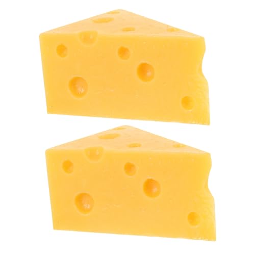 Beaupretty 2 Stück Simulation Käse Modelle Realistisches Fake Food für Bäckerei Dekoration Kuchen Display und Kreative Wohnaccessoires Beaupretty 2 Stück Simulation Käse Modelle Realistisches Fake Food für Bäckerei Dekoration Kuchen Display und Kreative Wohnaccessoires von Beaupretty