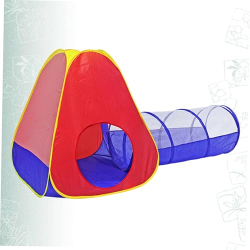 Beaupretty 2 Stück Spielzelt Teiliges aus Umweltfreundlichem Material Tragbar Einfach und Zusammenklappbar Kreatives Tunnelzelt für Drinnen Fördert Fantasie und Spielspaß bei Jungen und von Beaupretty