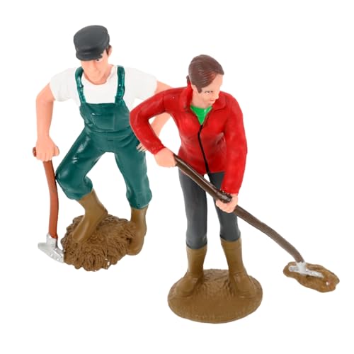 Beaupretty 2 Stück Teiliges Bauernfigur Modell Bauernhof Charaktere Miniatur Farmer Statuen für Rollenspiele Realistische Dekoration für Innenräume Beaupretty 2 Stück Teiliges Bauernfigur Modell Bauernhof Charaktere Miniatur Farmer Statuen für Rollenspiele Realistische Dekoration für Innenräume von Beaupretty
