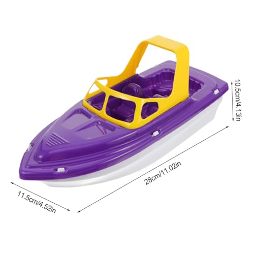 Beaupretty 2 Stück Teiliges Boot Bunte Kunststoff Boote für Jungen Jahre Badewanne Strand Kreativ Handlich Fördern Vorstellungskraft und Koordination von Beaupretty