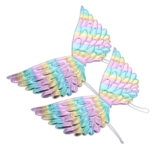 Beaupretty 2 Stück Teiliges Buntes Engelsflügel Cosplay Bühnenrequisite Farbenfrohe Flügel für Party Kostüm Tanz Aufführung Dress Up Zubehör Beaupretty 2 Stück Teiliges Buntes Engelsflügel Cosplay Bühnenrequisite Farbenfrohe Flügel für Party Kostüm Tanz Aufführung Dress Up Zubehör von Beaupretty