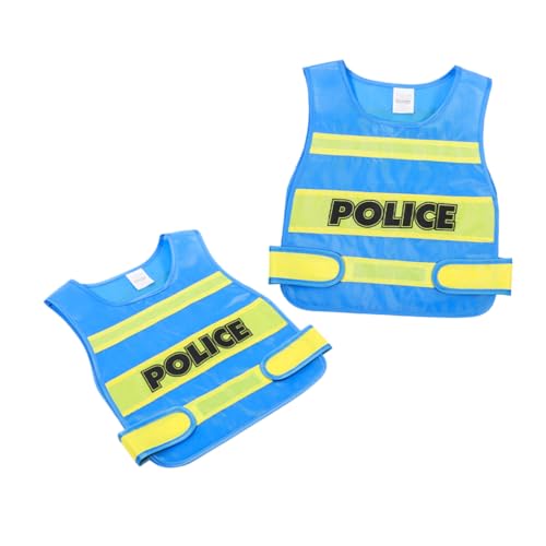 Beaupretty 2 Stück Teiliges Cosplay Polizeiweste für Kleinkinder Kostüm Rollenspiel Weste für Kreative Spiele für Geburtstagsfeiern und Feiertage Beaupretty 2 Stück Teiliges Cosplay Polizeiweste für Kleinkinder Kostüm Rollenspiel Weste für Kreative Spiele für Geburtstagsfeiern und Feiertage von Beaupretty
