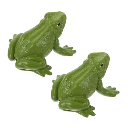 Beaupretty 2 Stück Teiliges Frosch Dekofiguren aus Widerstandsfähige Realistische Tiermodelle Kindgerechtes Lustiges Accessoire für Innen und Gartendekoration Beaupretty 2 Stück Teiliges Frosch Dekofiguren aus Widerstandsfähige Realistische Tiermodelle Kindgerechtes Lustiges Accessoire für Innen und Gartendekoration von Beaupretty