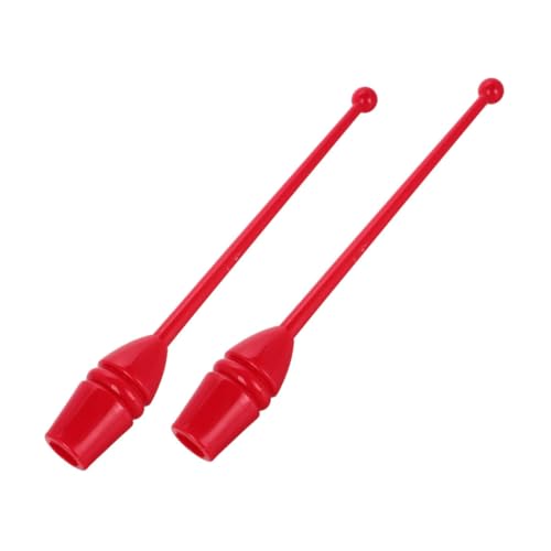 Beaupretty 2 Stück Teiliges Gymnastikstäbe aus Kunststoff Leichte Fitness stangen mit Rutschfestem Griff Vielseitige Trainingsstäbe für Kunstturnen und Tanz Geeignet für Erwachsene von Beaupretty