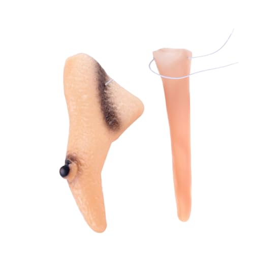 Beaupretty 2 Stück Teiliges Hexen Nasen Halloween Kostüm Zubehör Realistisch Langlebig Wiederverwendbar Lustige Verkleidung Party Requisiten für Halloween Cosplay und Kinderpartys Beaupretty 2 Stück Teiliges Hexen Nasen Halloween Kostüm Zubehör Realistisch Langlebig Wiederverwendbar Lustige Verkleidung Party Requisiten für Halloween Cosplay und Kinderpartys von Beaupretty