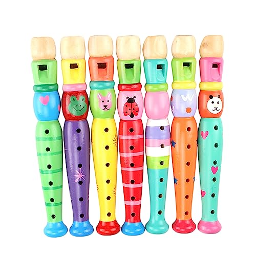 Beaupretty 2 Stück Teiliges Holz Piccolo Flöten für Blockflöte Musikinstrument Pädagogisches Musikspielzeug zur Musikalischer Fähigkeiten und Kreativität Leicht und Handlich Zufällige Farbe von Beaupretty
