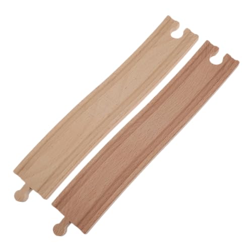 Beaupretty 2 Stück Teiliges Holzschienen Erweiterungsset Gebogene Schienen für Sicherer Natürlicher Holzmaterial Zugspielzeug Einfache Montage Zubehör für Holzeisenbahn Sets Beaupretty 2 Stück Teiliges Holzschienen Erweiterungsset Gebogene Schienen für Sicherer Natürlicher Holzmaterial Zugspielzeug Einfache Montage Zubehör für Holzeisenbahn Sets von Beaupretty