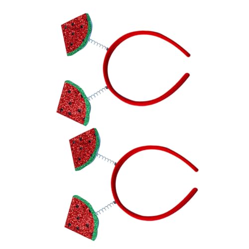 Beaupretty 2 Stück Teiliges Karneval Stirnband Wassermelonen Realistisch Lustiges Party Haarband für Mädchen Robustes Design Bequemes Leichtes Kopfschmuck Accessoire für Festlichkeiten von Beaupretty
