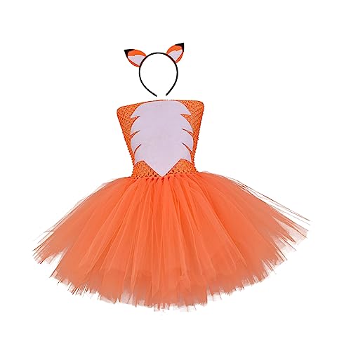 Beaupretty 2 Stück Mädchen Cosplay Kleid mit Tütü Rock und Haarband Tüll Rock für Partykostüme Stilvolles Performance Kleid für Geburtstagsfeiern und Halloween Beaupretty 2 Stück Mädchen Cosplay Kleid mit Tütü Rock und Haarband Tüll Rock für Partykostüme Stilvolles Performance Kleid für Geburtstagsfeiern und Halloween von Beaupretty