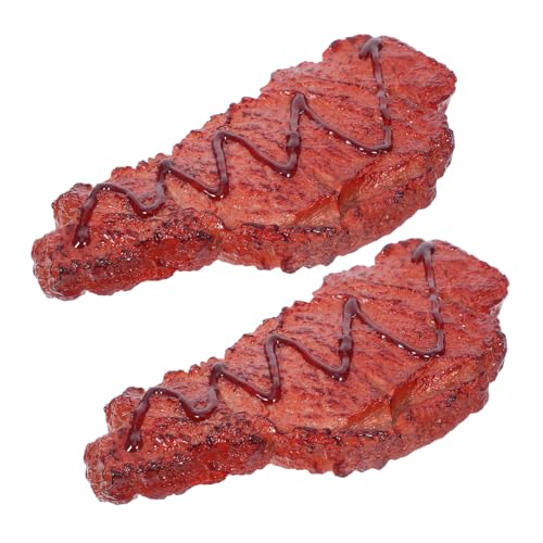 Beaupretty 2 Stück Teiliges Künstliches Steak Realistische Fake Roastbeef Deko Widerstandsfähige Lebensmittelattrappe für Fotografie Küchen und Marktausstellung Vielseitige Kochrequisiten Beaupretty 2 Stück Teiliges Künstliches Steak Realistische Fake Roastbeef Deko Widerstandsfähige Lebensmittelattrappe für Fotografie Küchen und Marktausstellung Vielseitige Kochrequisiten von Beaupretty