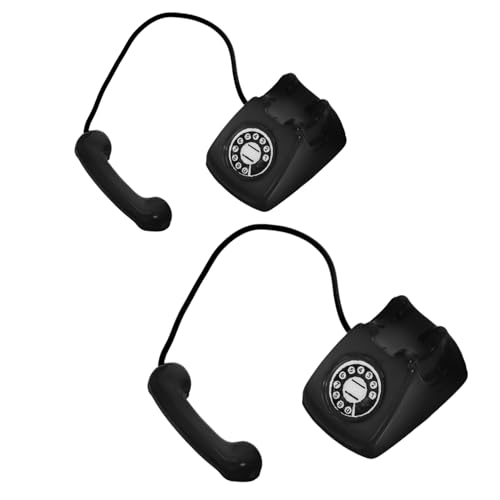 Beaupretty 2 Stück Teiliges Miniatur Retro Telefon Modell aus Realistisches Altes Telefon als Puppenhaus-zubehör Kreatives Vintage-dekor für Basteln Sammler und Miniaturszenen Beaupretty 2 Stück Teiliges Miniatur Retro Telefon Modell aus Realistisches Altes Telefon als Puppenhaus-zubehör Kreatives Vintage-dekor für Basteln Sammler und Miniaturszenen von Beaupretty