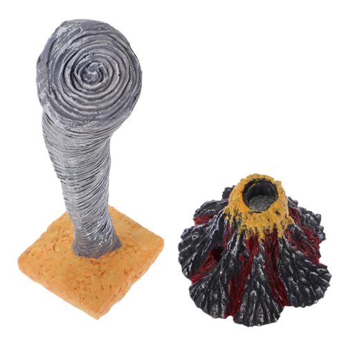 Beaupretty 2 Stück Teiliges Naturkatastrophen Modell mit Realistischen Lava Tornado-Effekten Langlebiges Resin Wissenschaftsspielzeug für Interaktives Lernspielzeug für Zuhause und Beaupretty 2 Stück Teiliges Naturkatastrophen Modell mit Realistischen Lava Tornado-Effekten Langlebiges Resin Wissenschaftsspielzeug für Interaktives Lernspielzeug für Zuhause und von Beaupretty