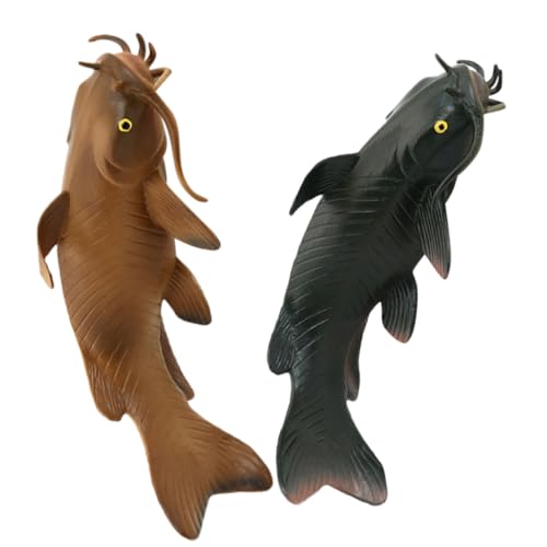 Beaupretty 2 Stück Teiliges Realistische Fischfiguren aus Kunststoff Simulation Fische für Kognitiven Heimdekoration und Interaktive Lehrmittel von Beaupretty