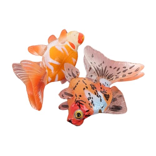 Beaupretty 2 Stück Teiliges Realistische Goldfisch Figuren aus Kunststoff Lebensechte Aquarium Deko für Detailgetreue Fischmodelle für Kreatives Rollenspiel und Meereskunde Beaupretty 2 Stück Teiliges Realistische Goldfisch Figuren aus Kunststoff Lebensechte Aquarium Deko für Detailgetreue Fischmodelle für Kreatives Rollenspiel und Meereskunde von Beaupretty