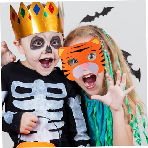 Beaupretty 2 Stück Teiliges Tierische Cosplay Masken Polyester Halbes Gesicht Elastisches Band Atmungsaktiv Leicht für Halloween Karneval Kinderkostüm Maskenball Party Deko Beaupretty 2 Stück Teiliges Tierische Cosplay Masken Polyester Halbes Gesicht Elastisches Band Atmungsaktiv Leicht für Halloween Karneval Kinderkostüm Maskenball Party Deko von Beaupretty