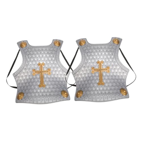 Beaupretty 2 Stück Teiliges Tragbares Römisches Rüstungsset mit Schild Kostüm für Jungen Halloween Cosplay Rollenspiel Mittelalterliches Kostümzubehör für Themenpartys und von Beaupretty