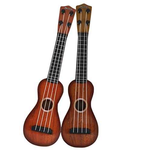 Beaupretty 2 Stück Teiliges Ukulele Musikspielzeug Hochwertige Simulation Gitarre für Junge Mädchen Lerninstrument für Musikalische Bildung und Kreative Spiele Zufällige Zufällige Farbe von Beaupretty