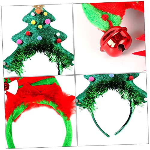 Beaupretty 2 Stück Teiliges Weihnachts Haarreif mit Lustigen Clown Hut Designs Bunte Glocken Festliche Kopfbedeckung für Karneval Kostümparty und Familien Abwechslungsreiche Styles von Beaupretty