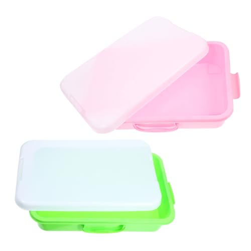 Beaupretty 2 Stück Tragbare Sandbox Container mit Griff Deckel Stapelbare Spielablage für Aufbewahrung von Sandspielzeug Bastelmaterialien Beaupretty 2 Stück Tragbare Sandbox Container mit Griff Deckel Stapelbare Spielablage für Aufbewahrung von Sandspielzeug Bastelmaterialien von Beaupretty