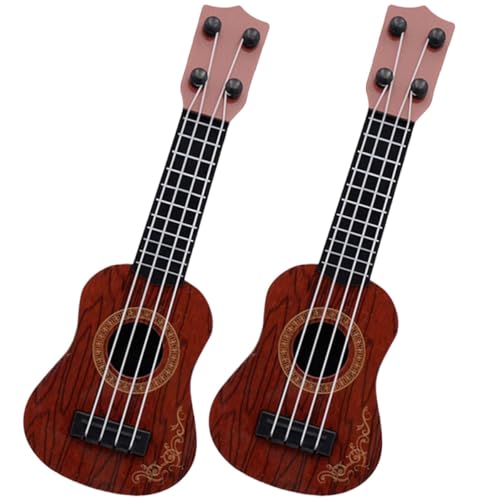 Beaupretty 2 Stück Ukulele Plastik Ukulele Musikinstrument für Frühe Bildung Sicher und Realistisch für Kleinkinder und Anfänger von Beaupretty