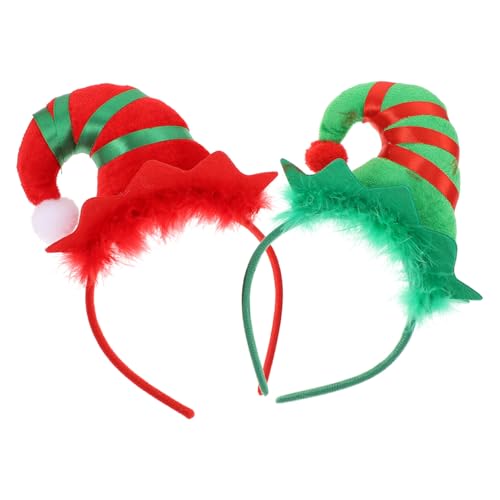 Beaupretty 2 Stück Weihnachtliche Haarreifen mit Glöckchen und Elfenhut-design Leicht und Komfortabel Kreative Festival-party-kopfbedeckung für Erwachsene Passend für Kostüm Bühnenauftritte Beaupretty 2 Stück Weihnachtliche Haarreifen mit Glöckchen und Elfenhut-design Leicht und Komfortabel Kreative Festival-party-kopfbedeckung für Erwachsene Passend für Kostüm Bühnenauftritte von Beaupretty