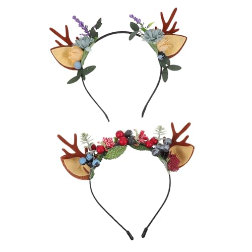 Beaupretty 2 Stück Weihnachtlicher Rentier-haarreif Leichtes Komfortables Haarschmuck-accessoire mit Filigranen Geweih-details Atmungsaktiv und Festlich für Mädchen und Xmas Partys Beaupretty 2 Stück Weihnachtlicher Rentier-haarreif Leichtes Komfortables Haarschmuck-accessoire mit Filigranen Geweih-details Atmungsaktiv und Festlich für Mädchen und Xmas Partys von Beaupretty