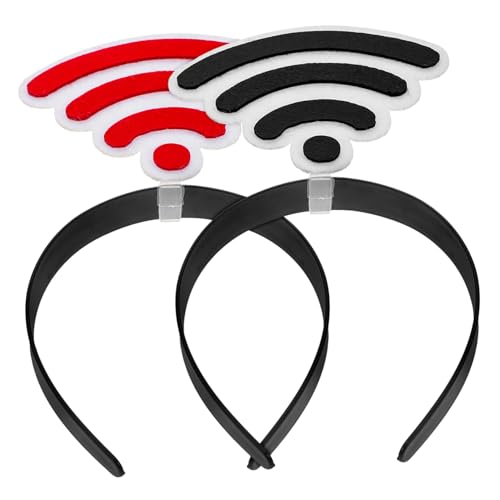 Beaupretty 2 Stück Witziges Wifi Haarband Langlebiges Stirnband für Halloween Geburtstag und Motto Partys Auffälliges Kopfaccessoire für Erwachsene Leicht und Bequem Farblich Sortiert Beaupretty 2 Stück Witziges Wifi Haarband Langlebiges Stirnband für Halloween Geburtstag und Motto Partys Auffälliges Kopfaccessoire für Erwachsene Leicht und Bequem Farblich Sortiert von Beaupretty