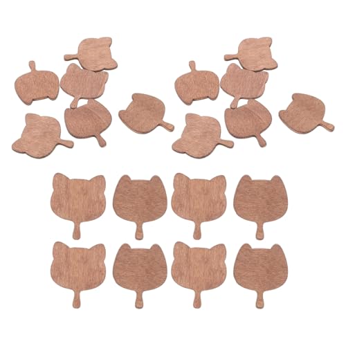 Beaupretty 20 Stück Dekorative Servierplatten für Puppenhäuser für Kreative Spielwelten Mini Dekoration und Mobile Bastelprojekte von Beaupretty